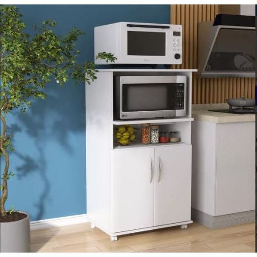 Armário Balcão Suporte de Microondas