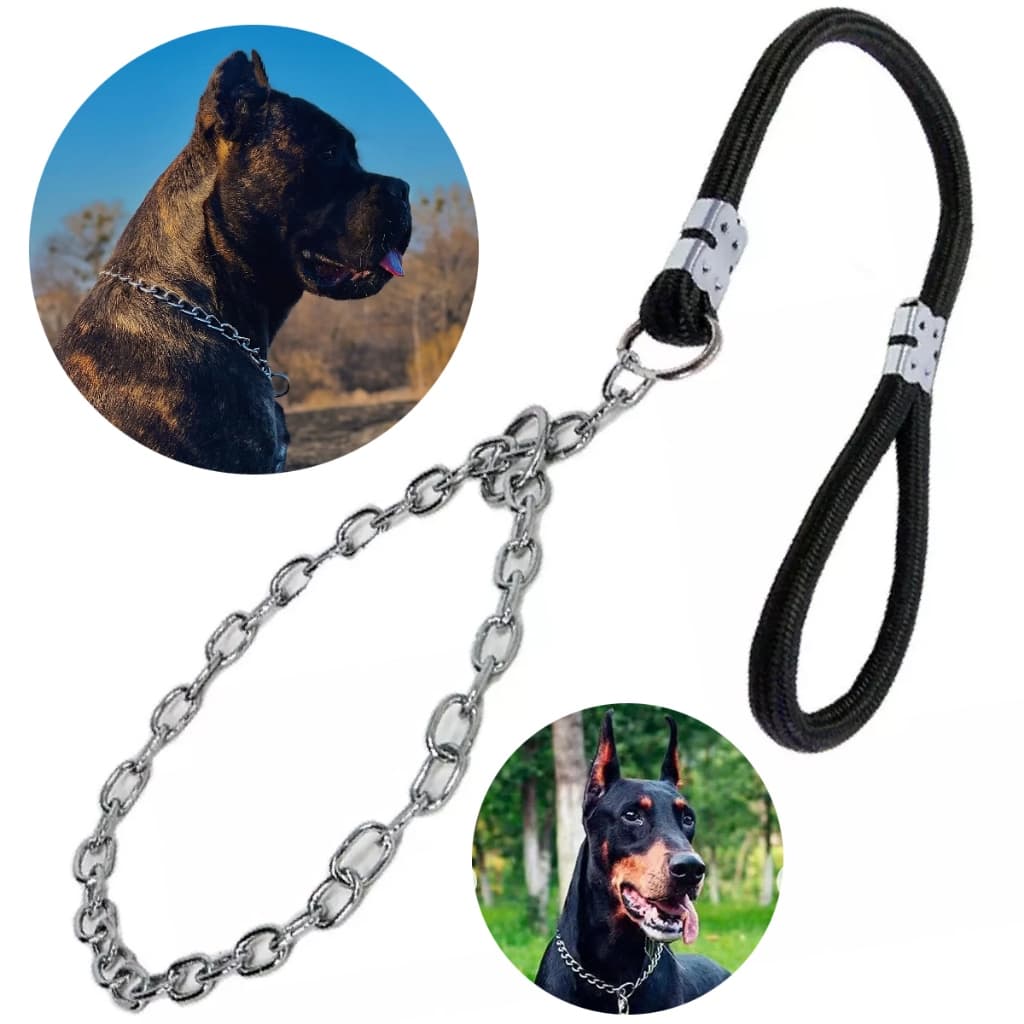 Coleira Corrente Pitbull Rotweiler Melhor Preço Cachorro Grande Passeio Anti-puxão