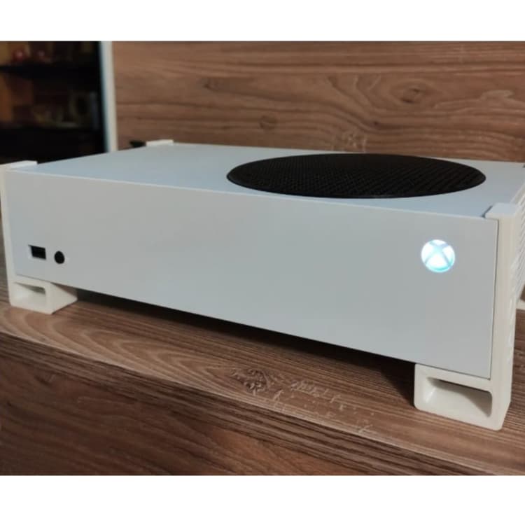 Kit 4 Suporte Console Pezinho - Xbox One S, X e Série S - Apoio Horizontal