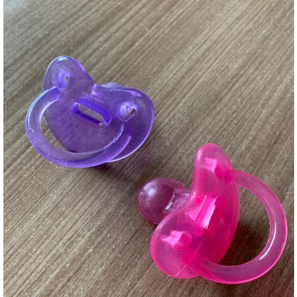 Kit 2 Chupetas de Silicone Pepeta Orto Fase 2 Menino e Menina