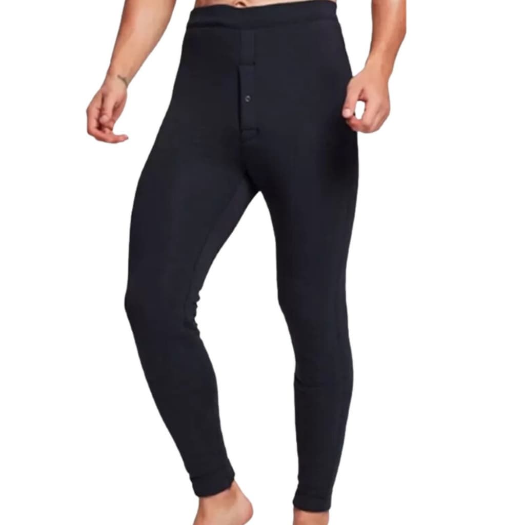 Meia Calça Segunda Pele Térmica Masculino Frio Inverno Preto