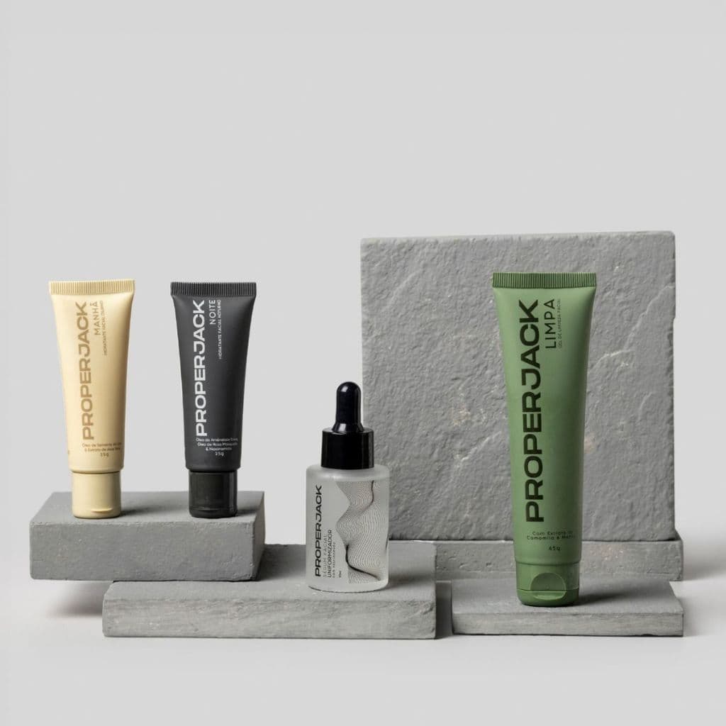 NOVO: Kit Anti Ressecamento Masculino - Kit Skincare Masculino- Proper Jack - Solução para Pele Seca