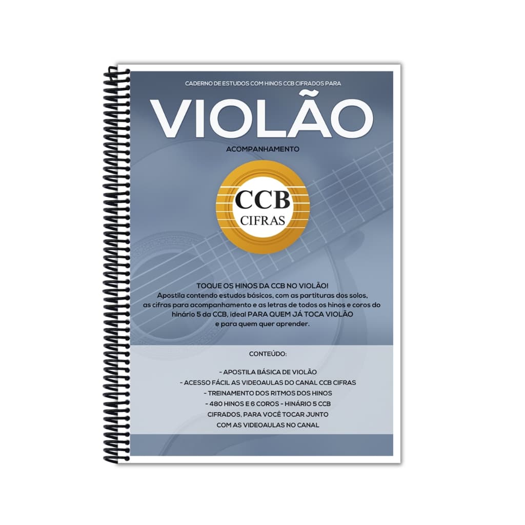 Hinário CCB Cifras - Com Curso Básico De Violão