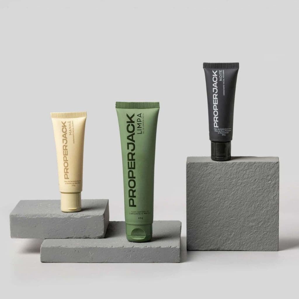 Trio Anti Ressecamento Masculino - Skincare Masculino - Proper Jack - Solução para Peles Ressecadas