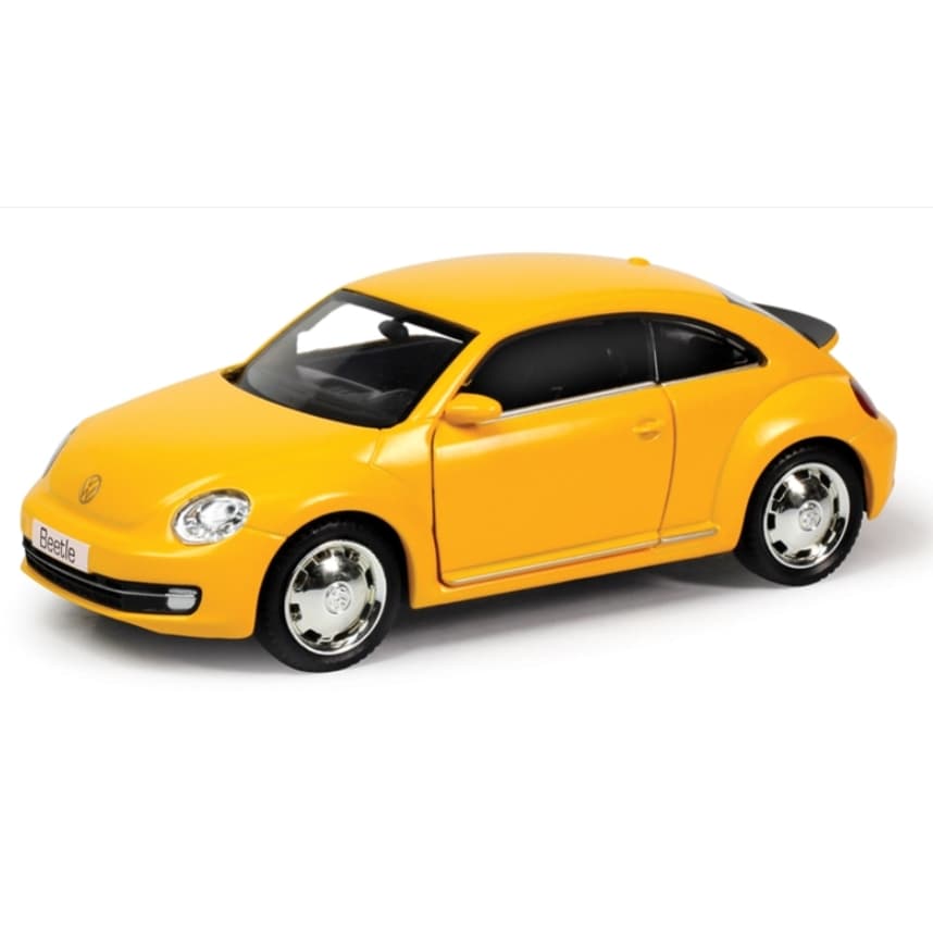 Miniatura fusca New Beetle Fusca 2012 Metal e Fricção RMZ abre as portas