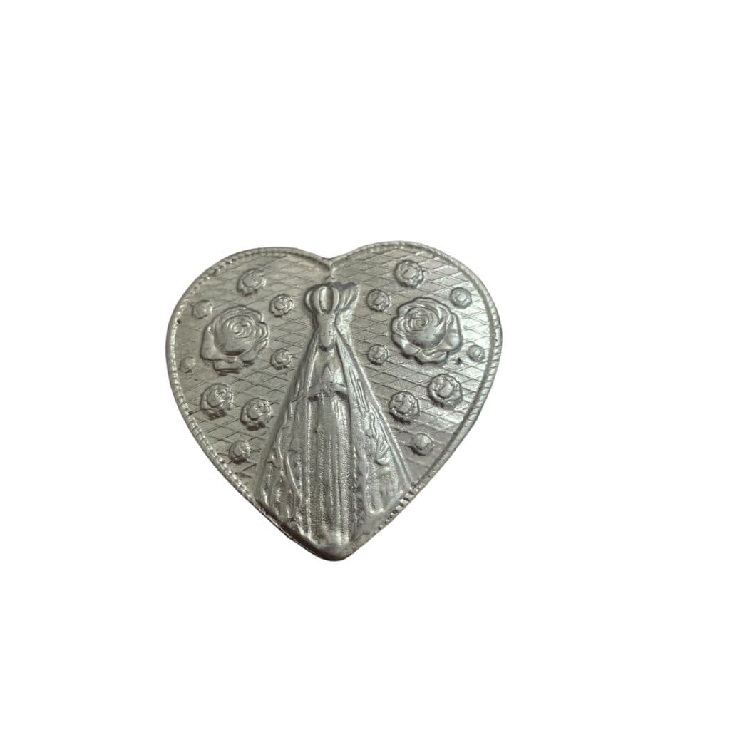 Central Menor Nossa Senhora Em Zamak Não Alpaca Para Traia