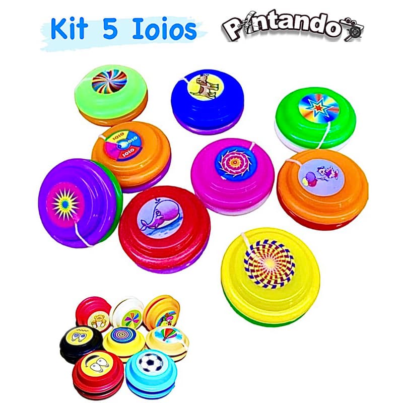 Kit 5 Ioios Sortidos Brinquedo para Sacolinha Surpresa diversos modelos