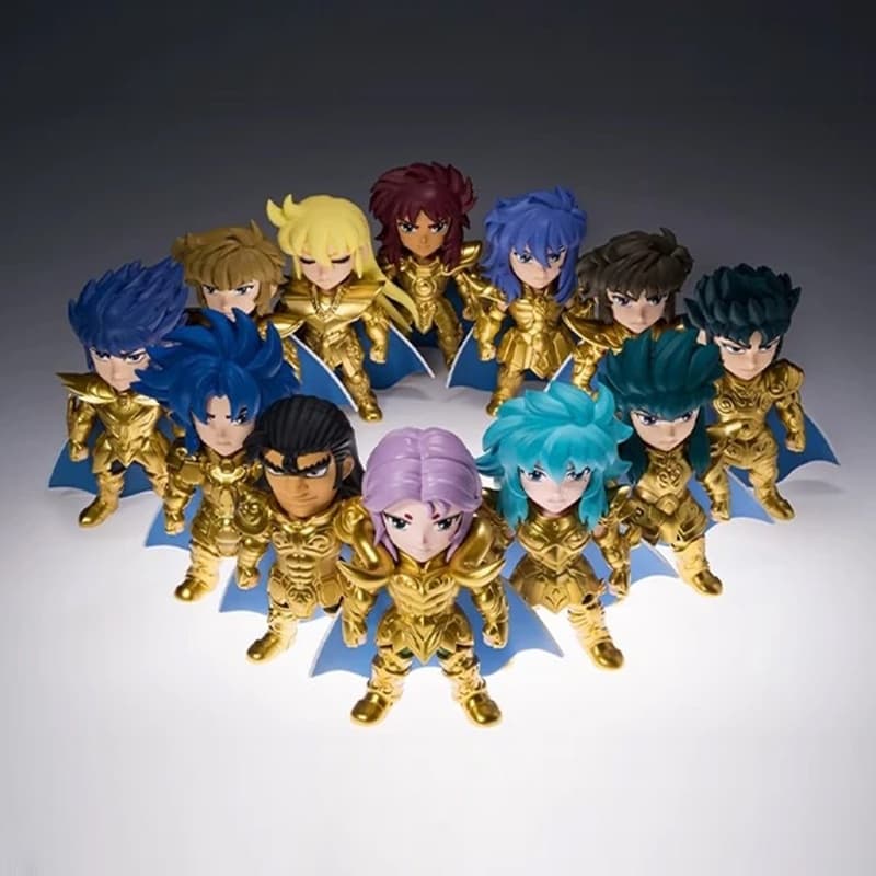 Boneco Action Figure Colecionáveis Cavaleiros do Zodíaco de Ouro Saint Seiya Astrologia Signo