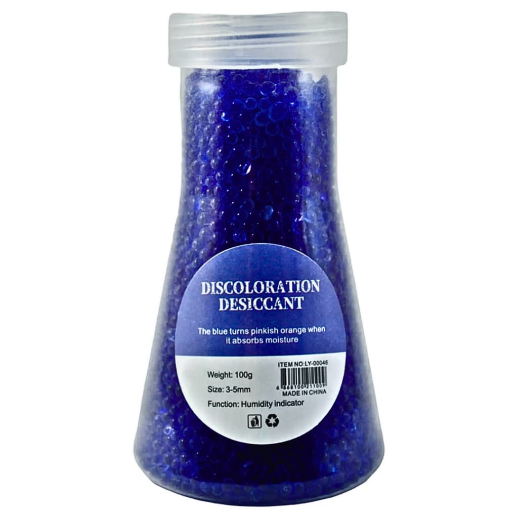 Sílica Gel Azul 3-5 mm Dessecante Granel 100grs
