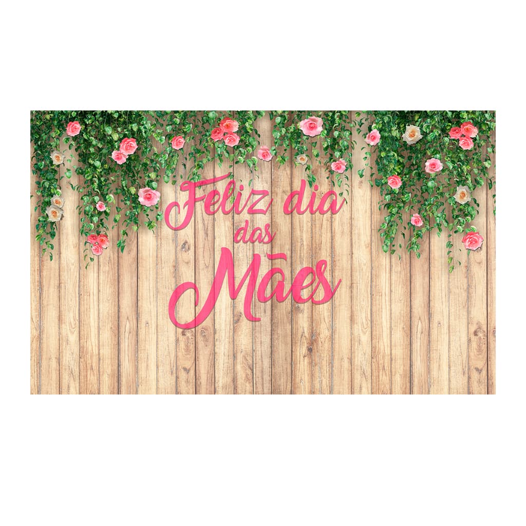Painel Decoração tecido sublimado Dia das Mães 220X160