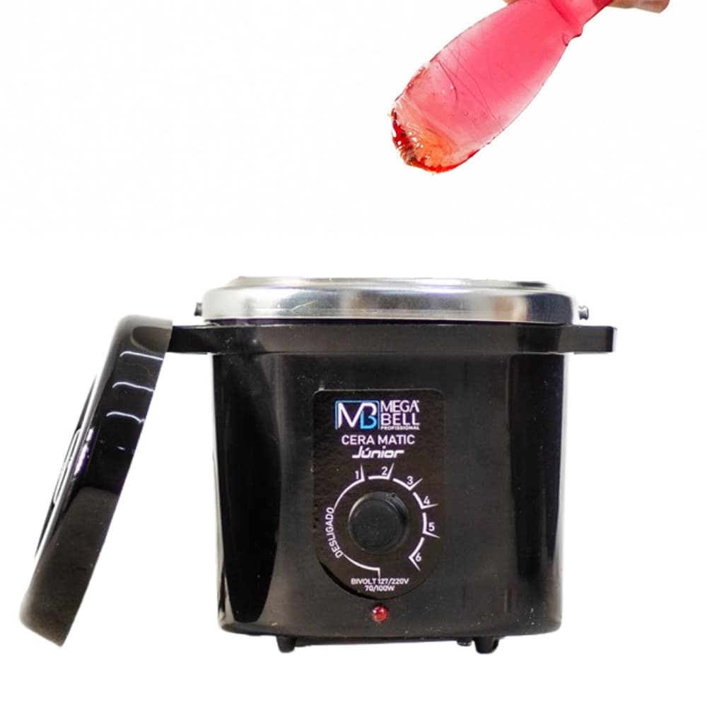 Termocera Aquecedor de Cera 400g  Bivolt Sem Refil Preta