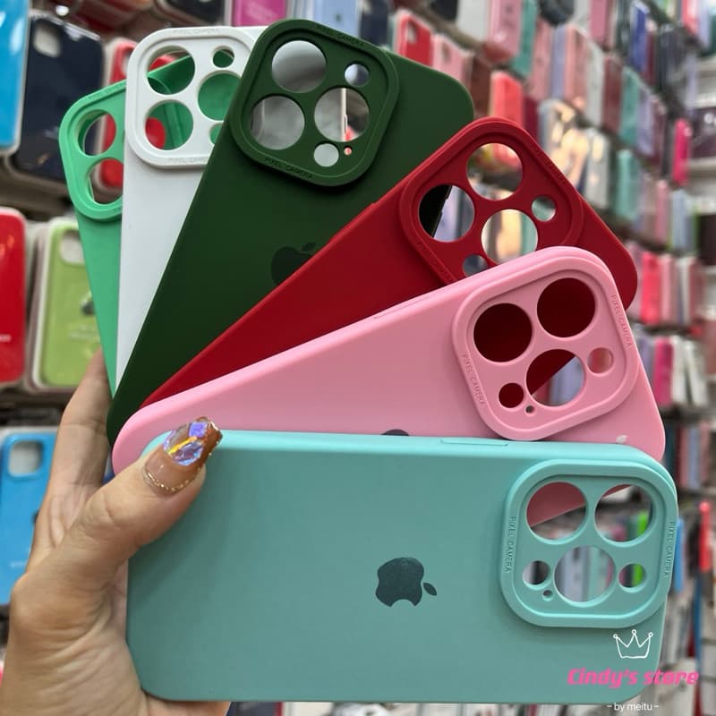 Capa Capinha Case Aveludada C/ Proteção na Câmera For iphone 15, 15 Pro e 15 Pro Max