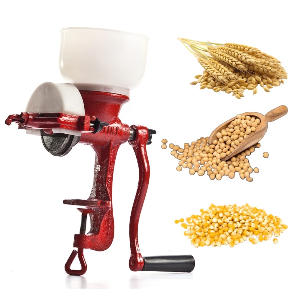 Triturador de Cereais Moinho Moedor de Grãos Secos Milho Soja Trigo com Fixação Ferro Fundido Botini
