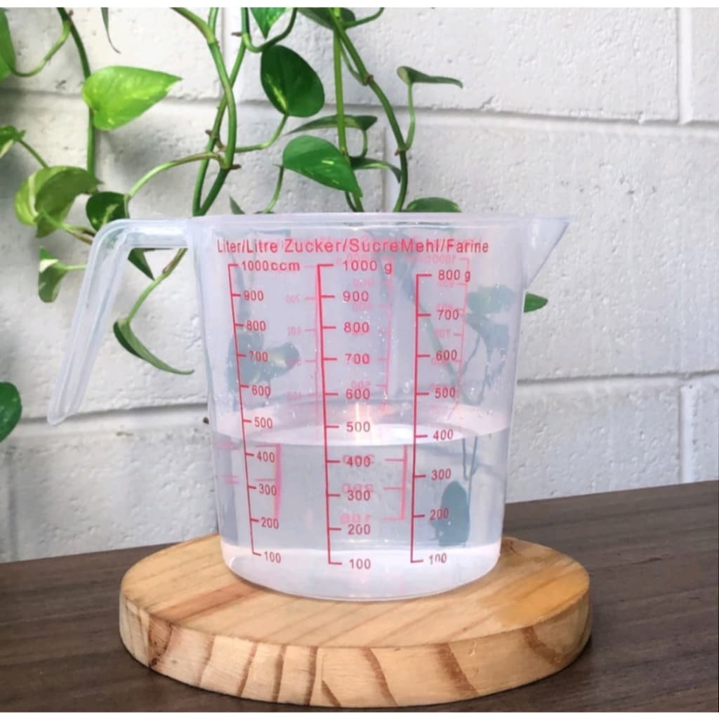 JARRA MEDIDORA GRADUADA UM LITRO COM ALCA 1000 ml