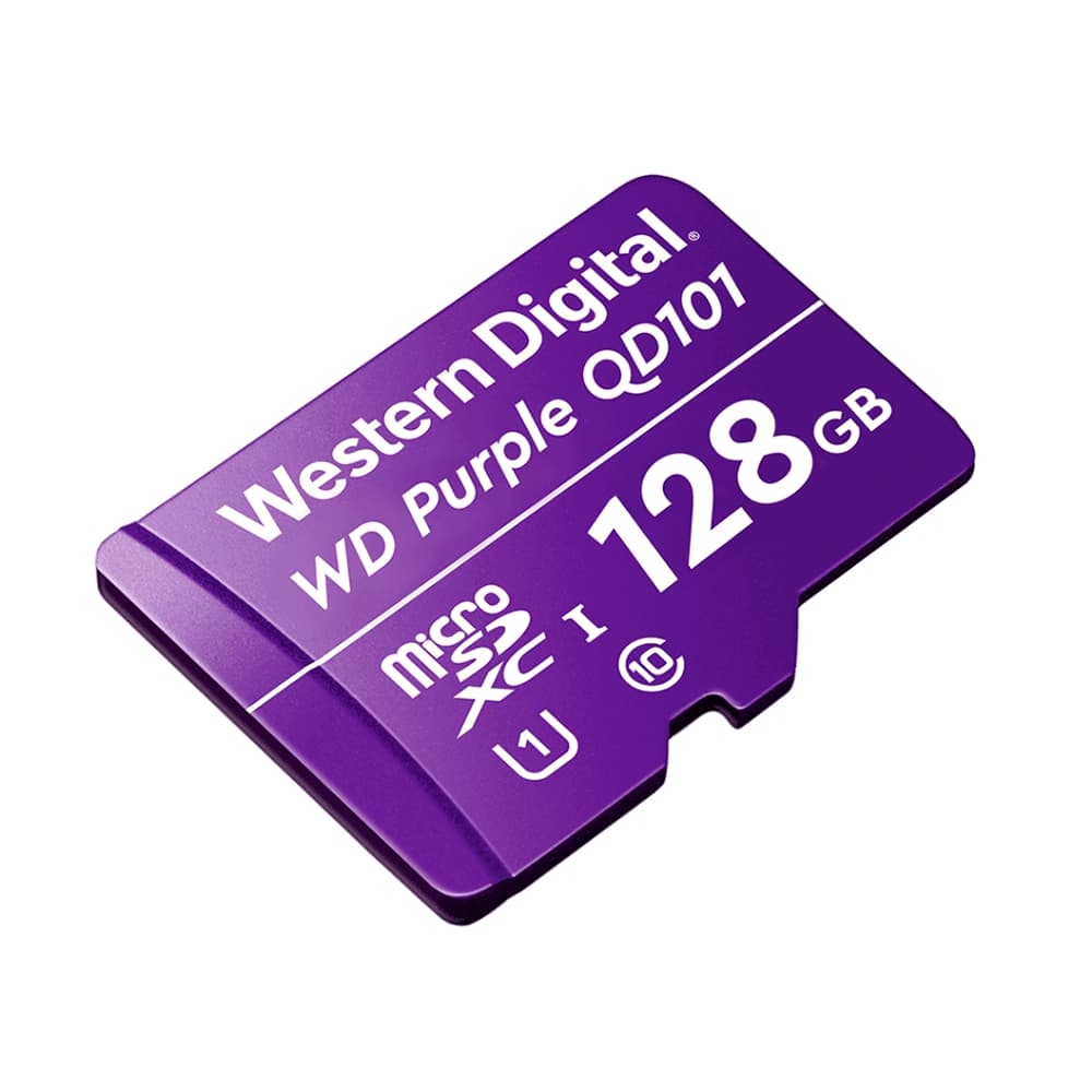 Cartão Micro SD 128GB WD Purple Intelbras Alta Durabilidade para CFTV