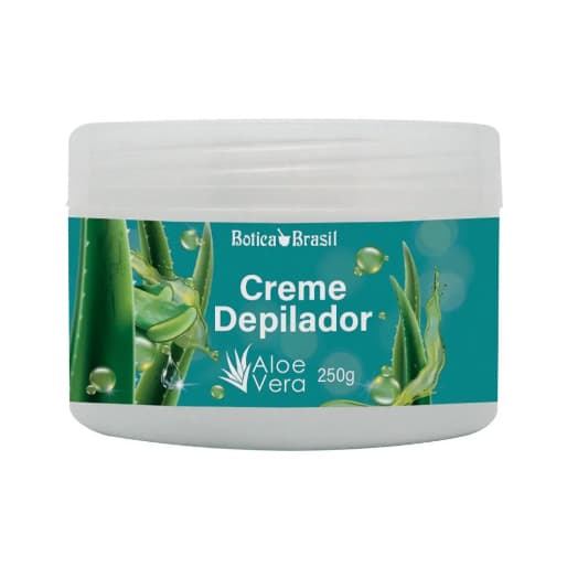 Creme Depilador para Corpo, Pernas, Virilhas, Axilas, com Aloe Vera -  250g - 215 - depilação suave