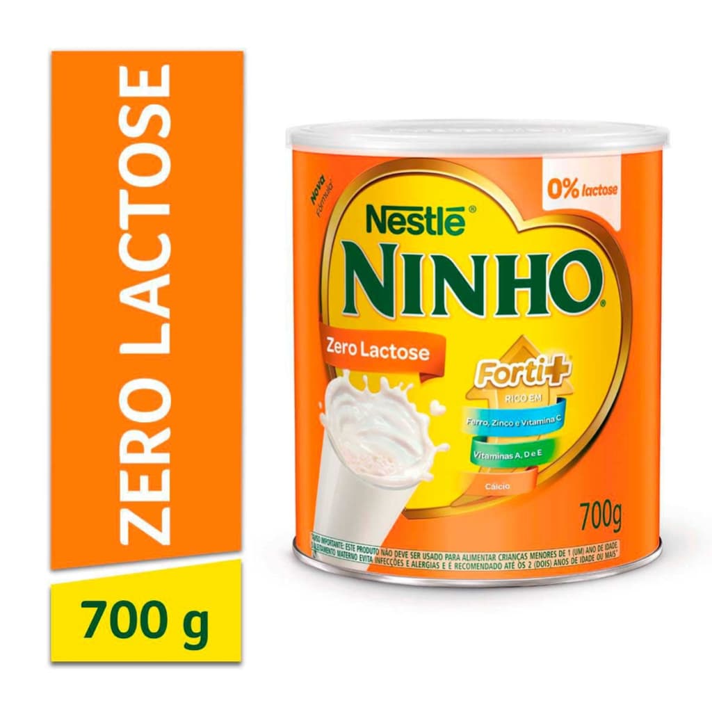 Composto Lácteo Ninho Fases Zero Lactose com 700g Ninho Fases 700g