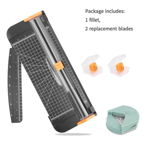 Guilhotina Refiladora De Mesa Cortador De Papel A4