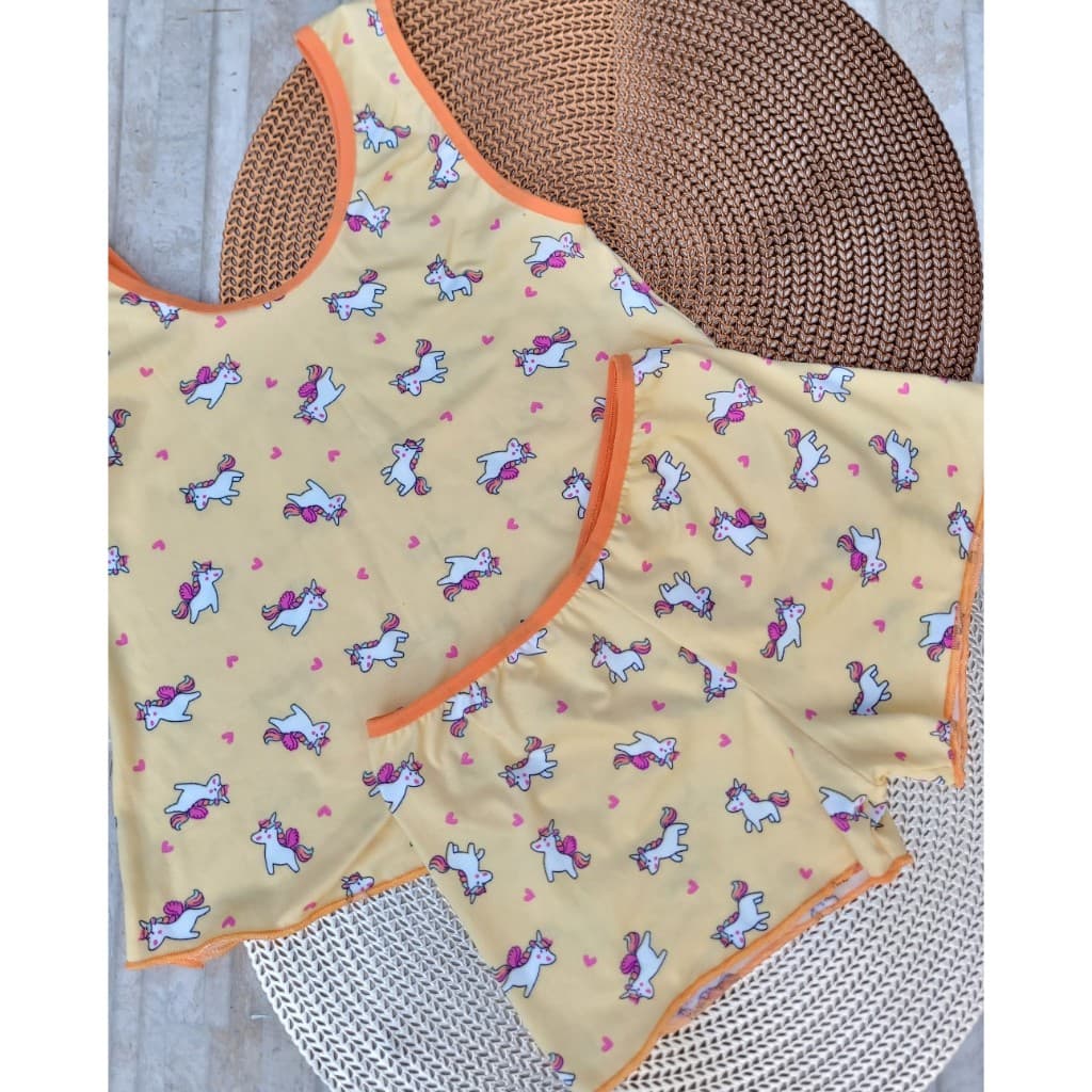 Kit com 3 pijama Feminino Infantil