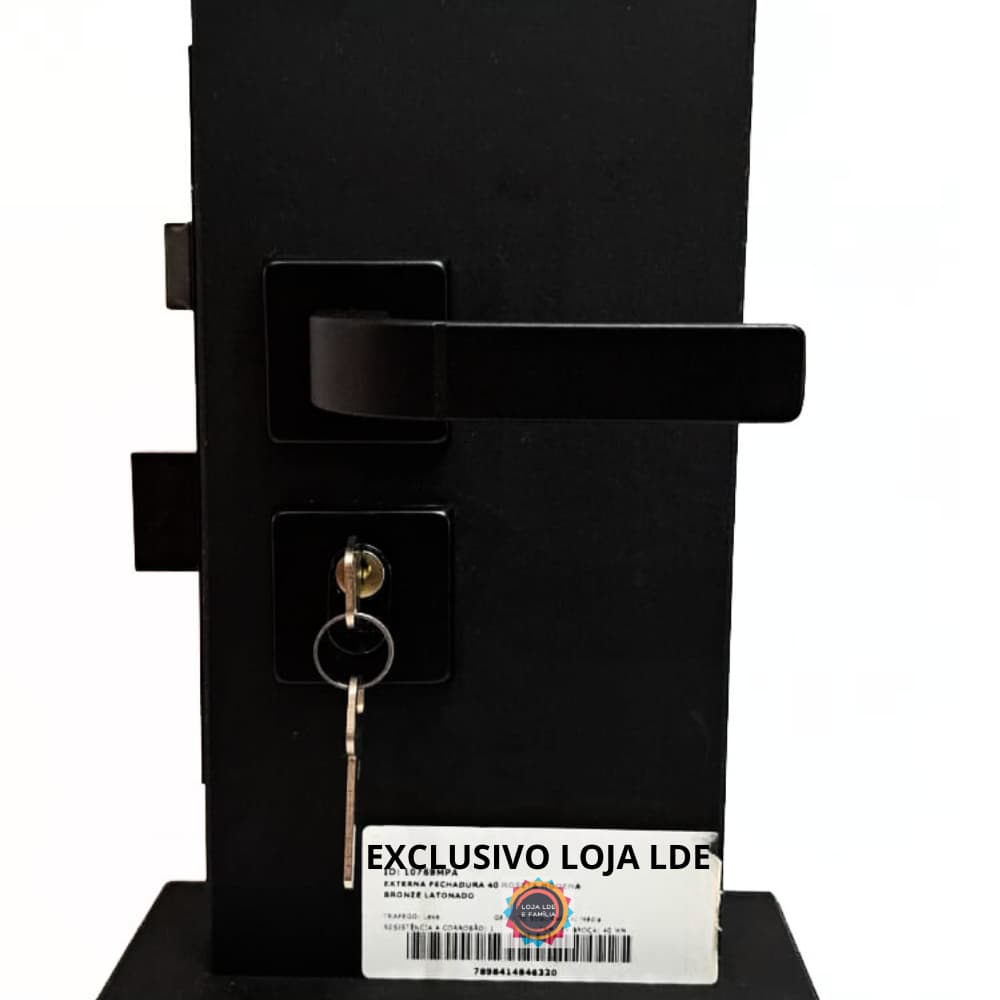 Fechadura Para Porta Externa E Interna Quarto Sala Modena  Mgm LANÇAMENTO