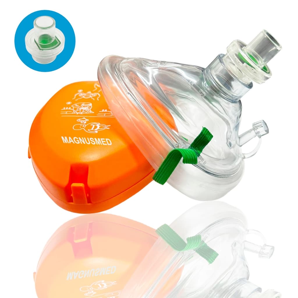 Máscara Ressuscitadora Para Rcp Pocket C/ Válvula Unidirecional - MD