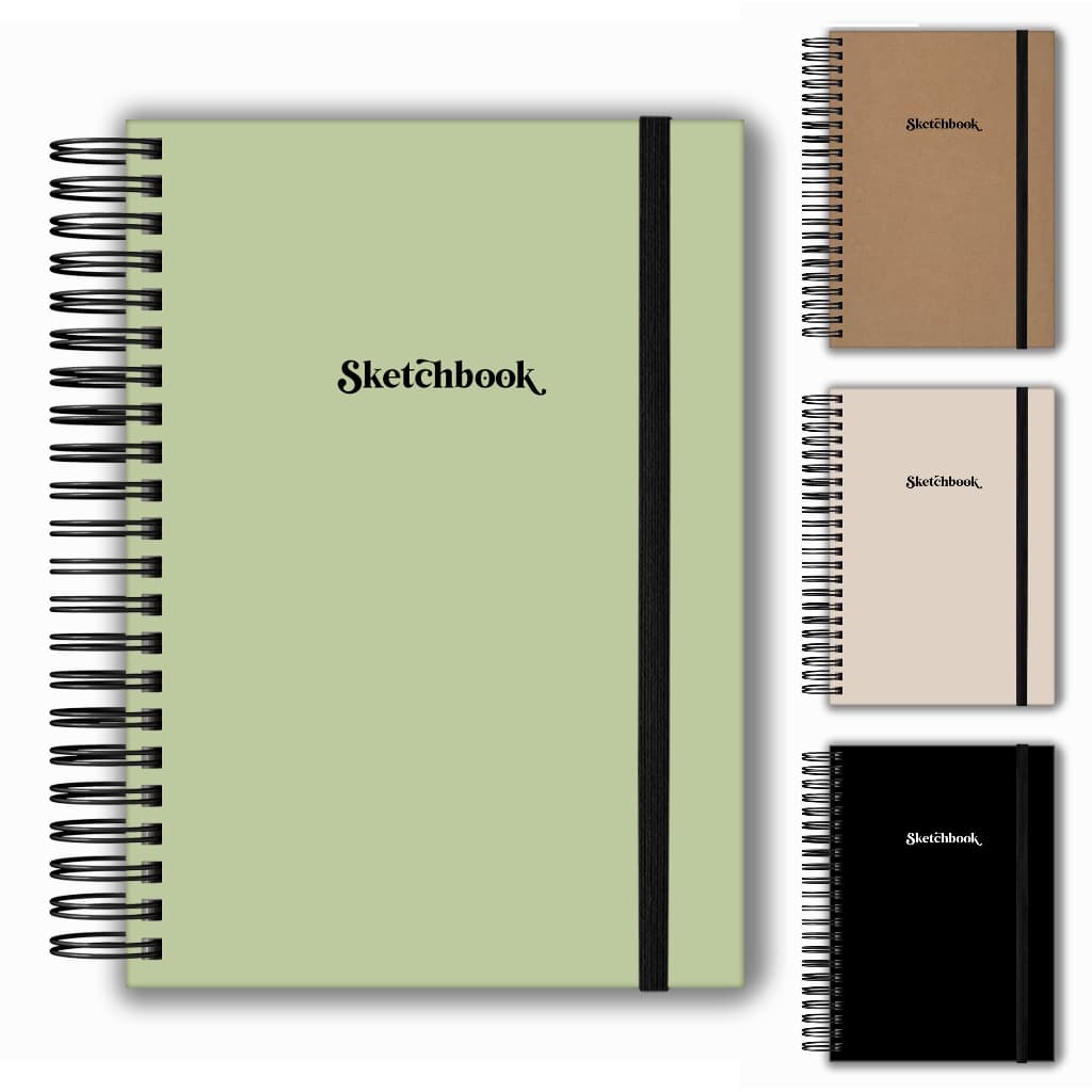 Caderno Sketchbook Desenho A5 folhas 240g