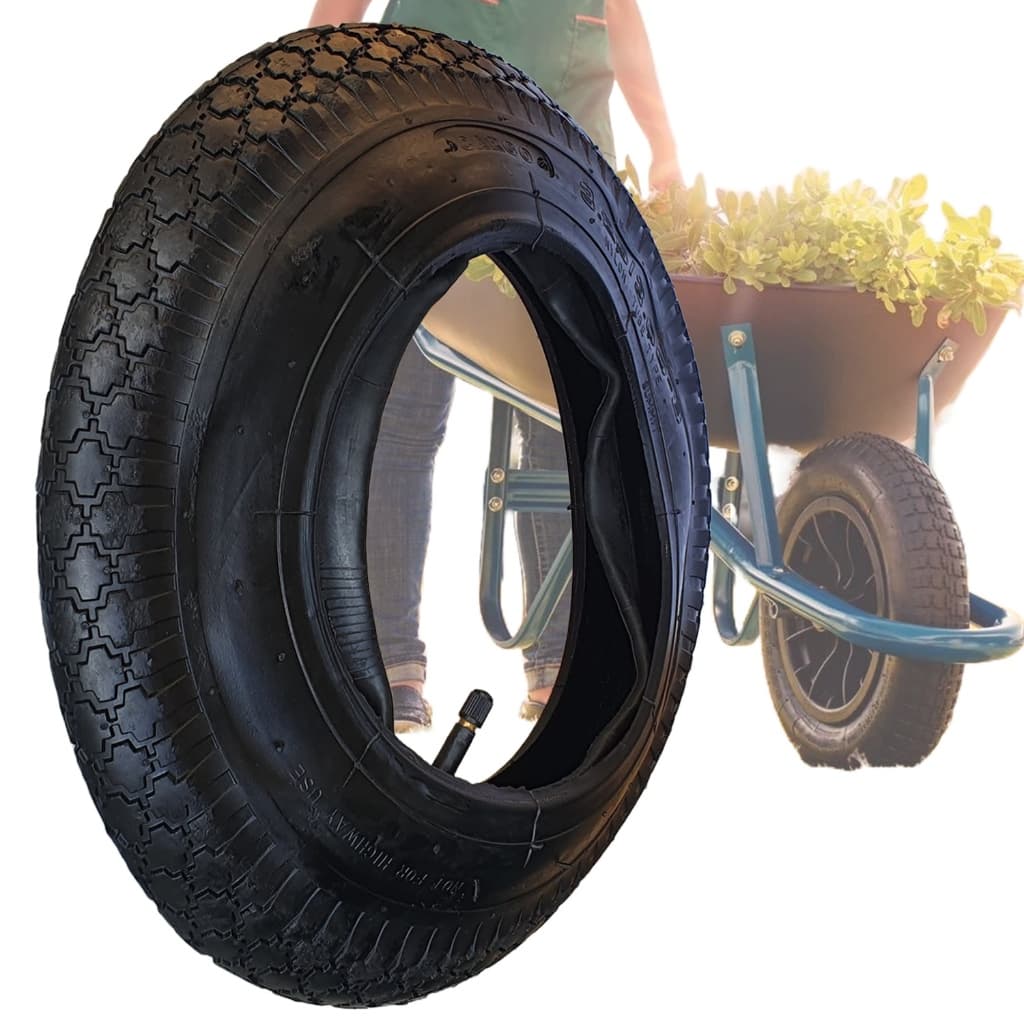 Pneu 3.25-8 Cargo Com Camara Inclusa Carrinho de Mao Construção Carriola