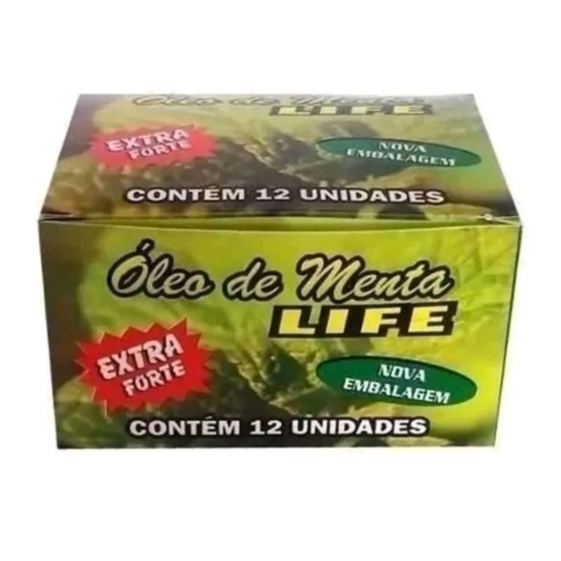 kit 12 Unidades Óleo de Menta Life 10 ml