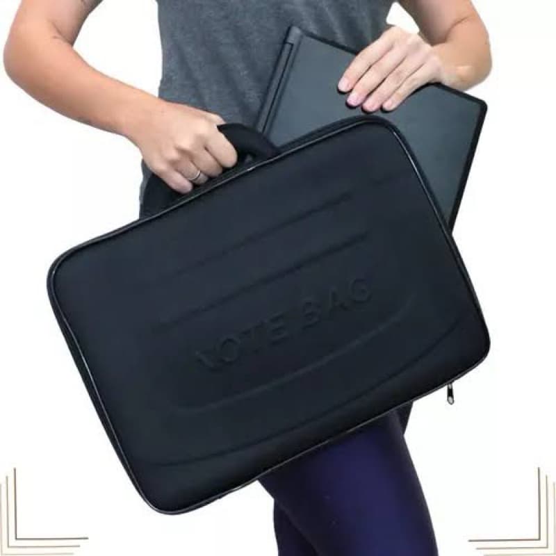 Capa para Proteger Guardar Notebook 15,6 Maleta Case com Alça e Fechamento com Zíper note baga