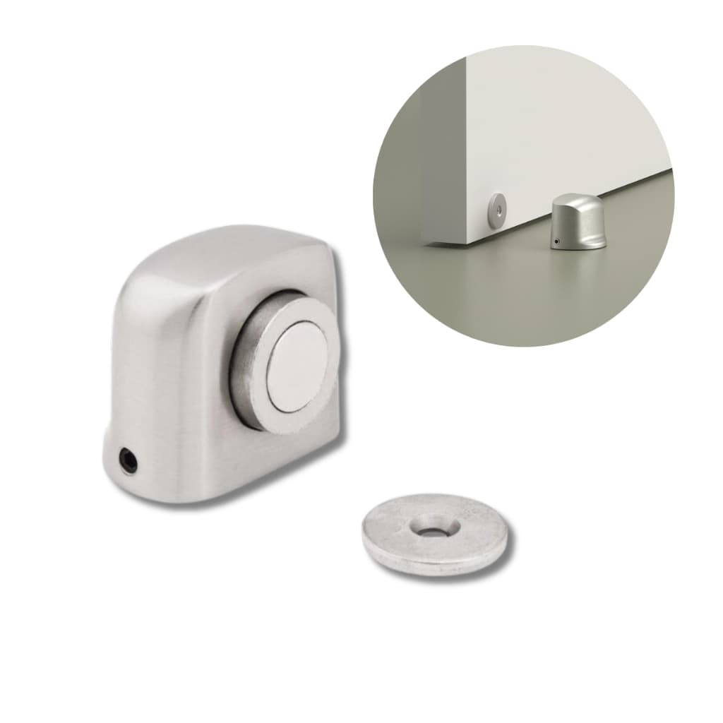 Prendedor De Porta Magnetico Amortecimento Fixador Batente de porta