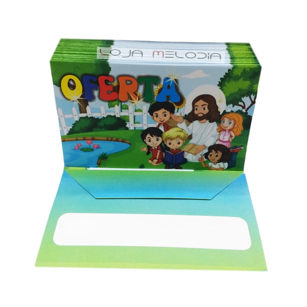 Envelope Para Campanha Dízimos E Oferta p/ 100 Unidades (Oferta)