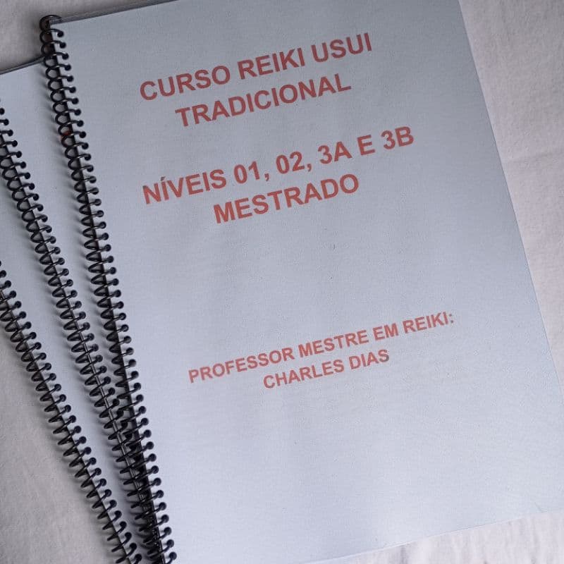 Apostila Curso de Reiki Usui Tradicional com Certificado Completo