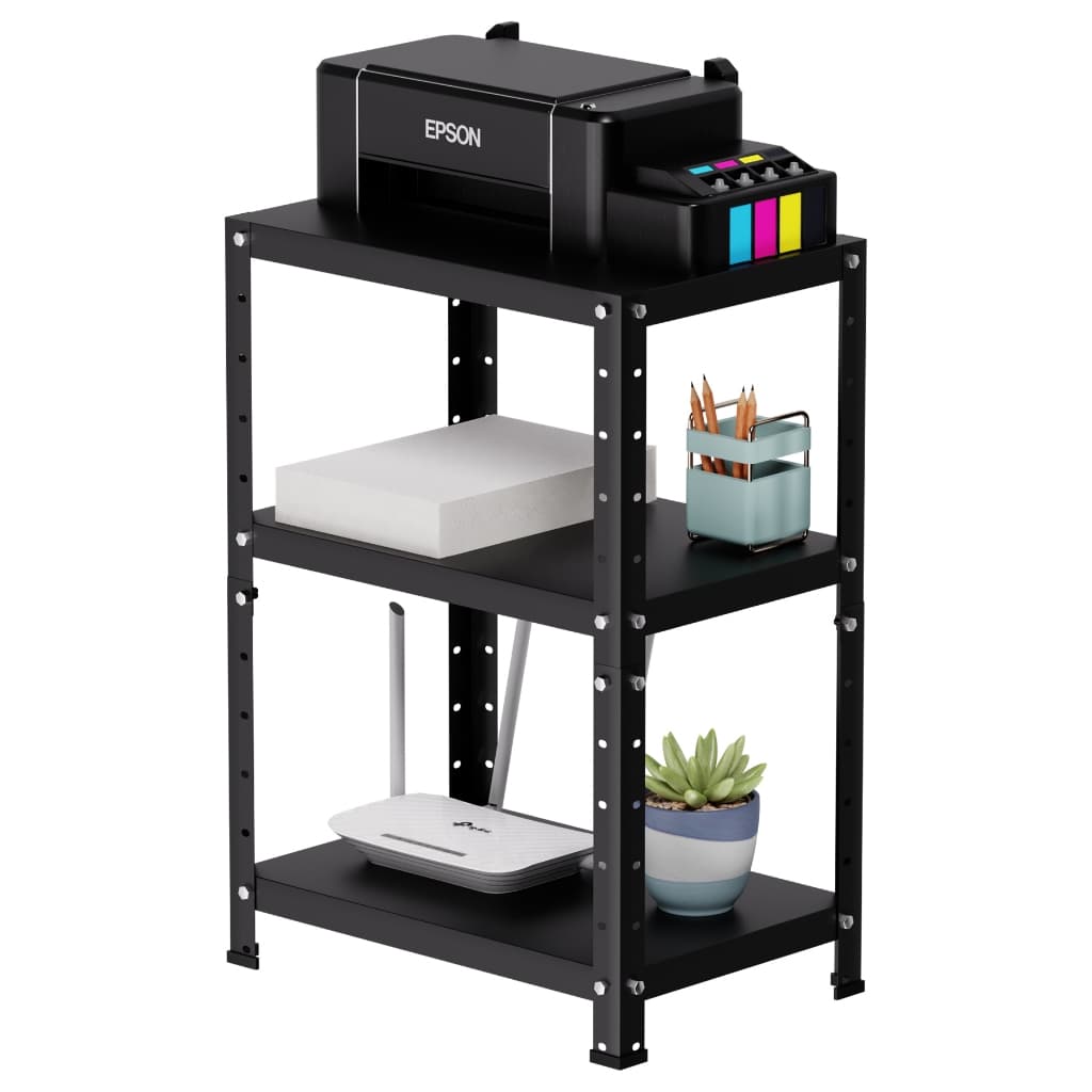 Armário de Aço Compacto com 3 Prateleiras - Capacidade 45kg - 65cm x 45cm x 30cm