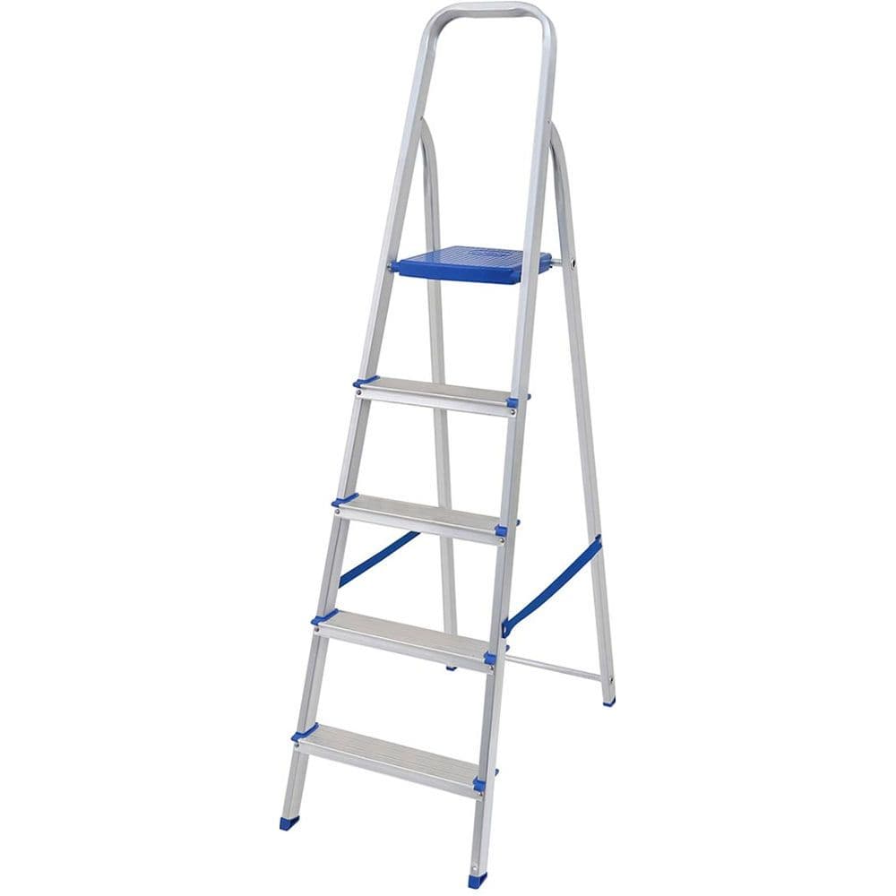 Escada Mor 5103 5 Degraus Alumínio Dobrável Capacidade 120Kg