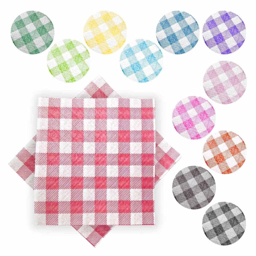 100 Guardanapo Papel Xadrez Guardanapos Xadrez Festa Junina Decoração Festa Fazendinha