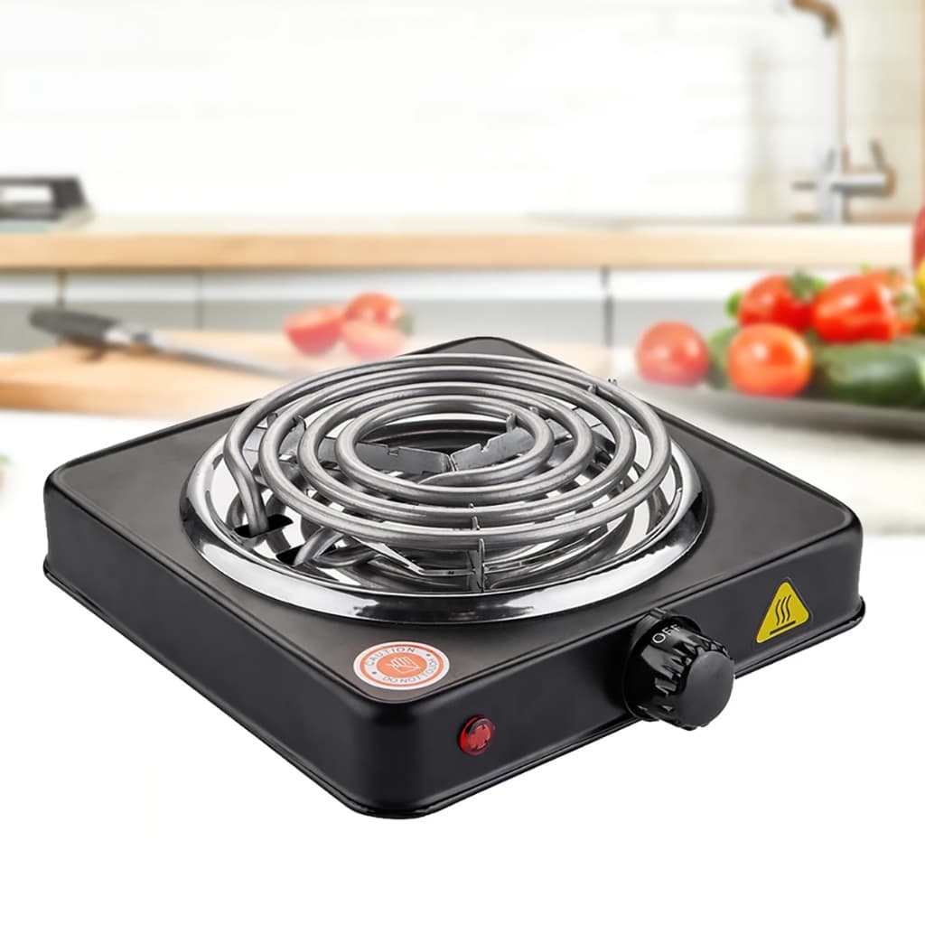 Fogão Elétrico Cooktop 1 Boca 1000w Camping Portátil Linha Premium