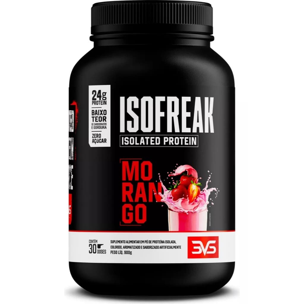 Whey Isolado Isofreak Fórmula Avançada Com 25g De Proteína Por Dose - 900g - 3VS Nutrition