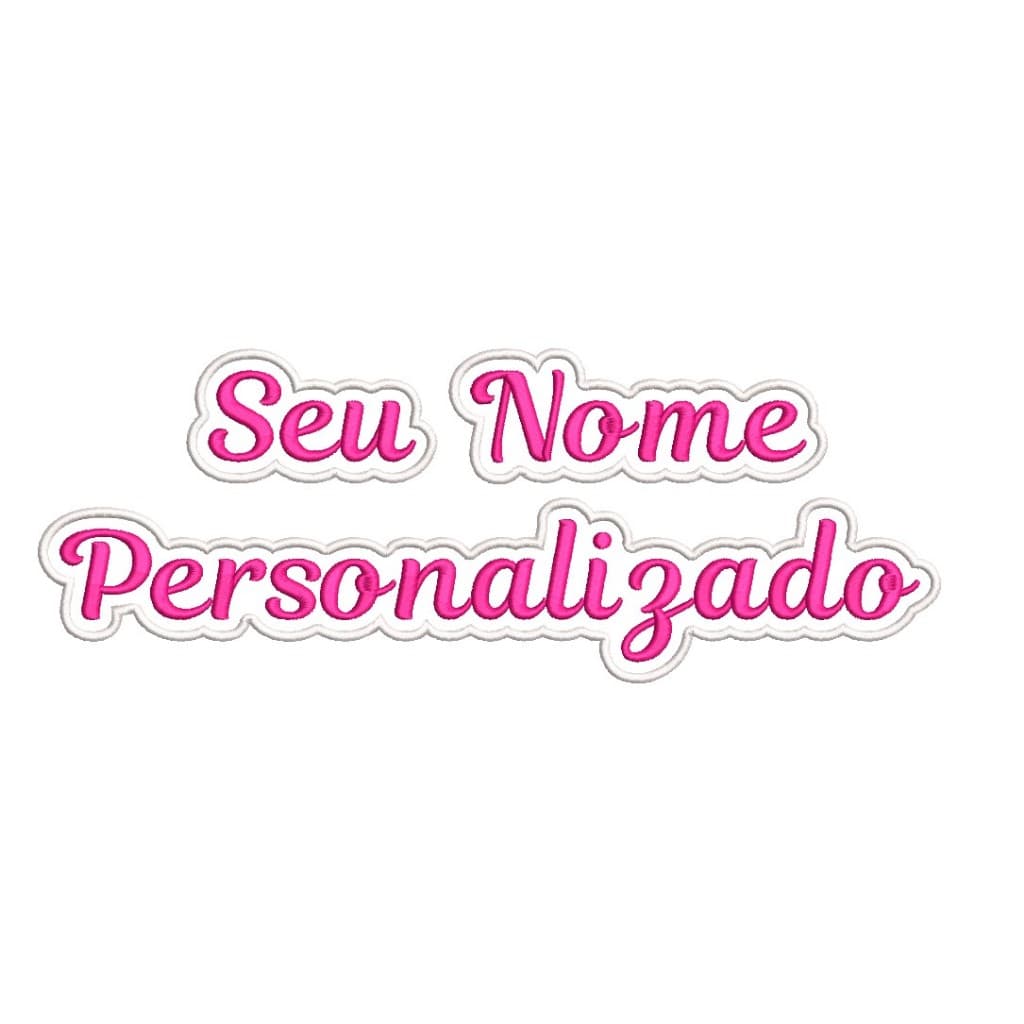 Patch Bordado  - Nome personalizado, Tag, Uniforme, Identificação Escolar
