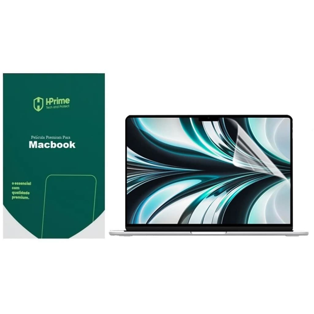 Película Para Macbook Air M4 M3 M2 13.6 Plastico Transparente Hprime