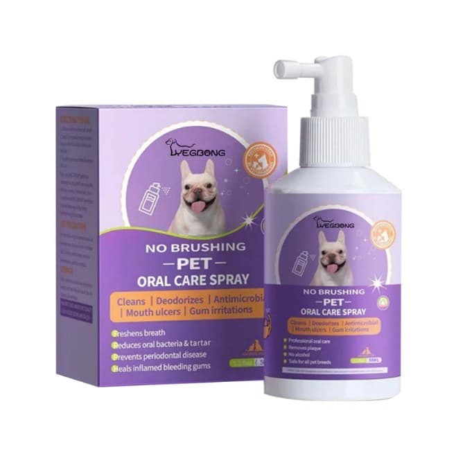 Spray De Limpeza De Dentes Anti-tartaro Pet Power Clean Para Cães E Gatos