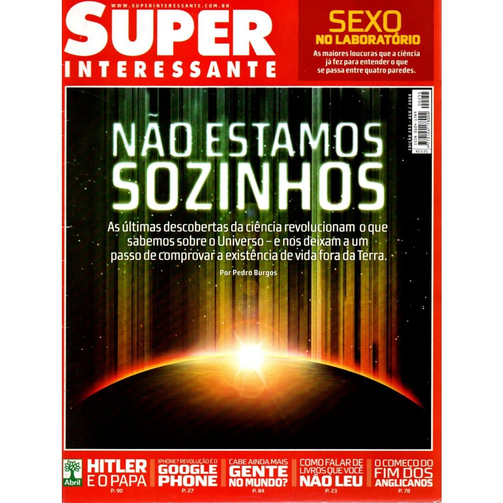 Revista Super Interessante, Nº 255, Agosto de 2008