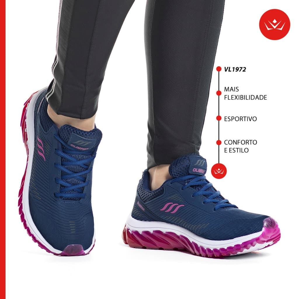 Tênis Feminino Olimpak Esportivo Academia Marinho