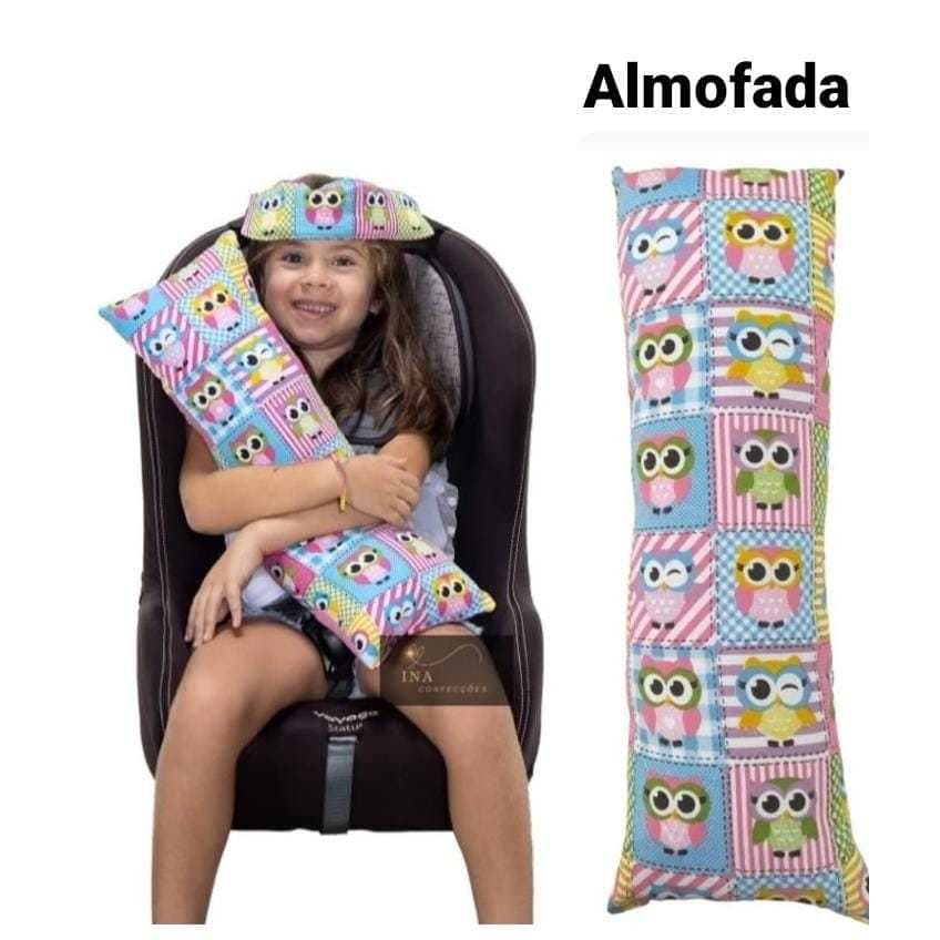 Almofada Protetor de Cinto de Segurança do carro Infantil Descanso Conforto para cabeça pescoço
