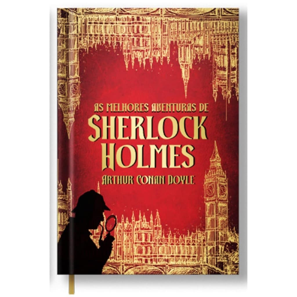 Livro Sherlock Holmes As Melhores Aventuras Edição de Luxo Capa Dura
