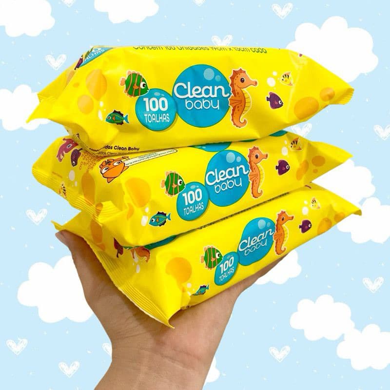 Lenços Toalhas Umedecida Higiene Bebe Promoção