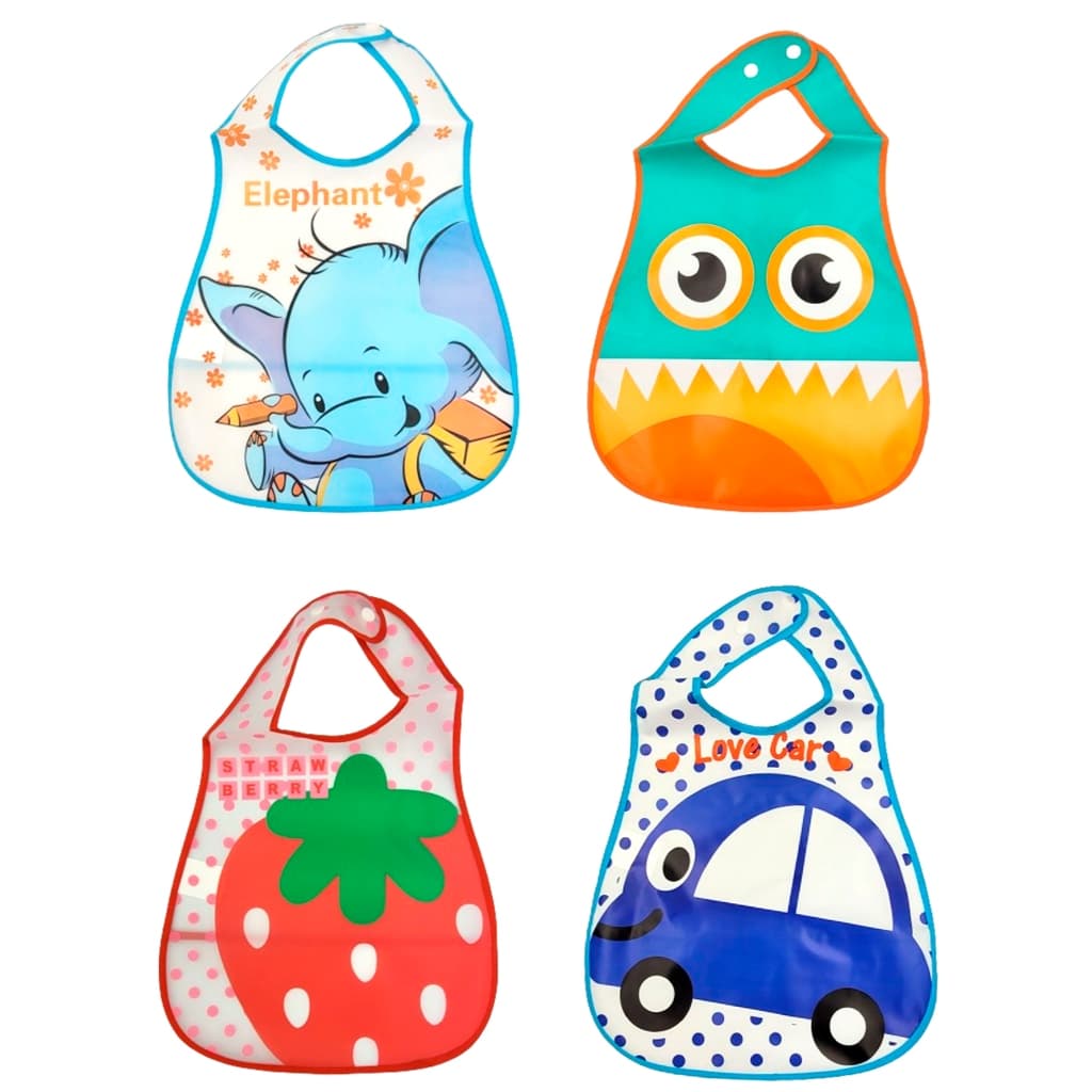 Babador Plástico Impermeável Bebê