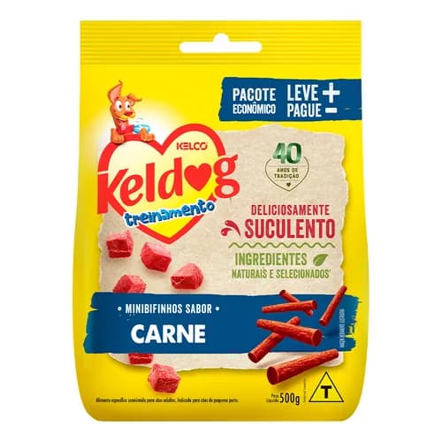 Petisco Bifinho Keldog Carne 500g - Kelco