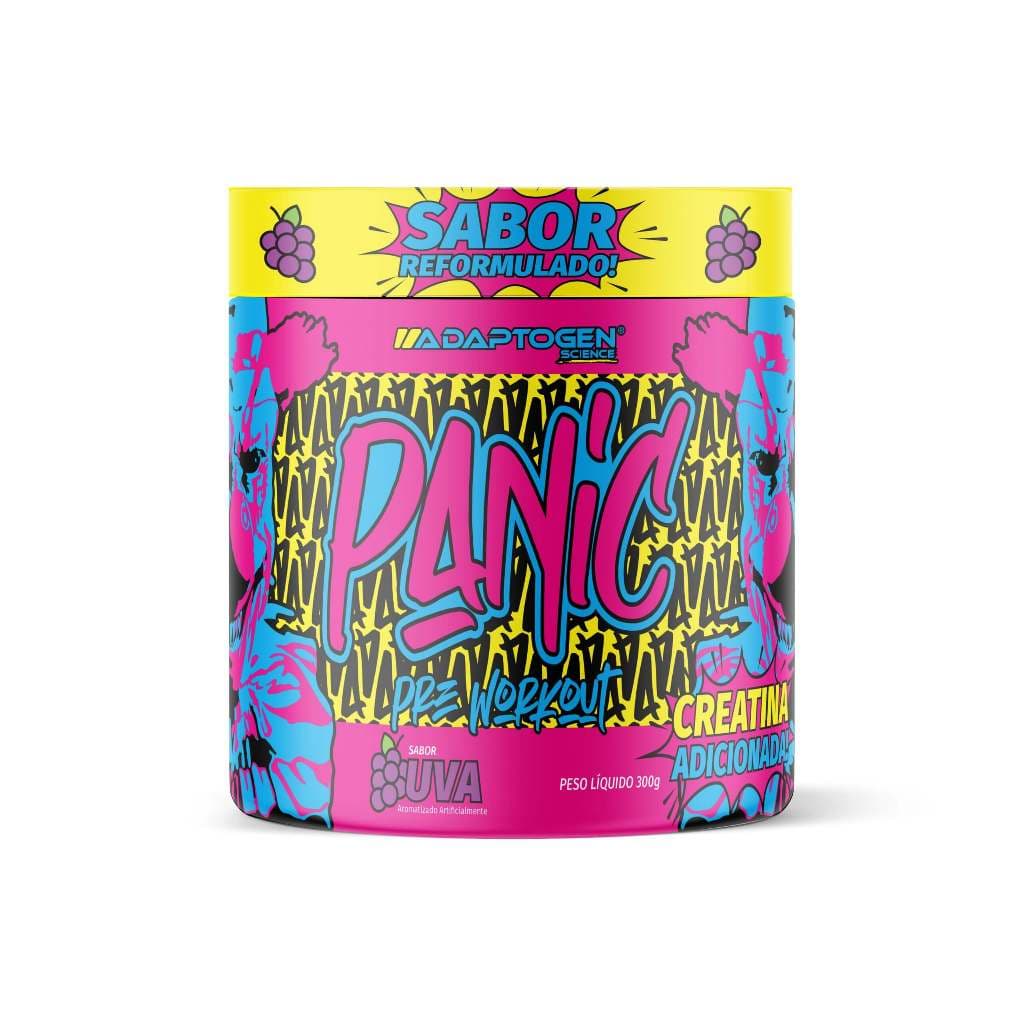 Pré treino com Creatina Panic Adaptogen 300g e 150g MAIS CONCENTRADO