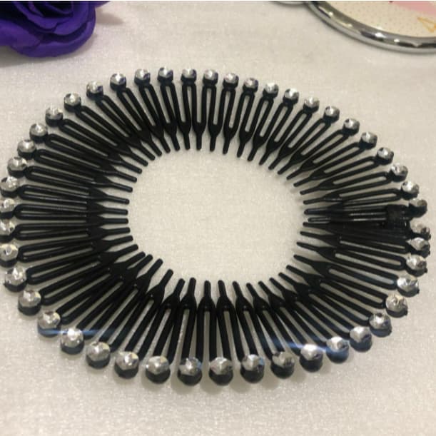 Faixa de cabelo Flexível Pente Headband