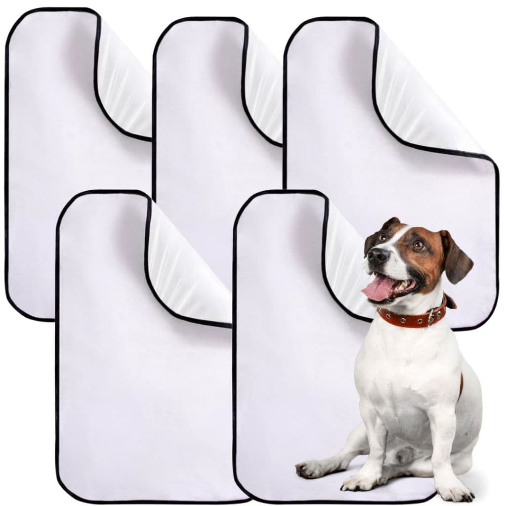 Kit com 5 tapete higiênico para cães lavável